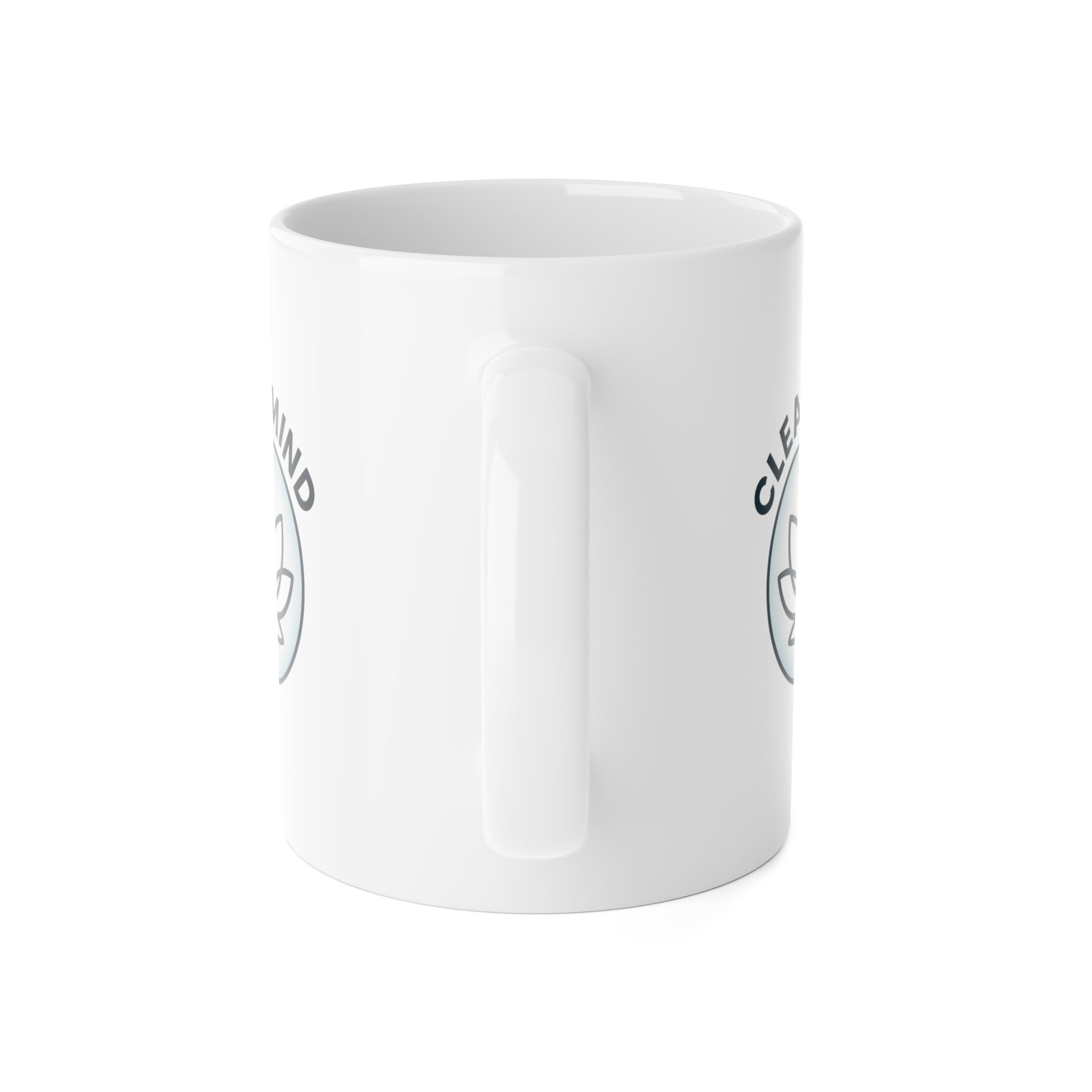 Mindfulness coffee mug with lotus flower design for yogis and meditation