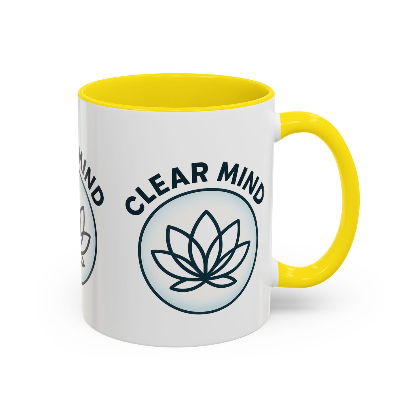 Mindfulness Clear Mind Coffee Mug - 11oz Ceramic Cup for Relaxation