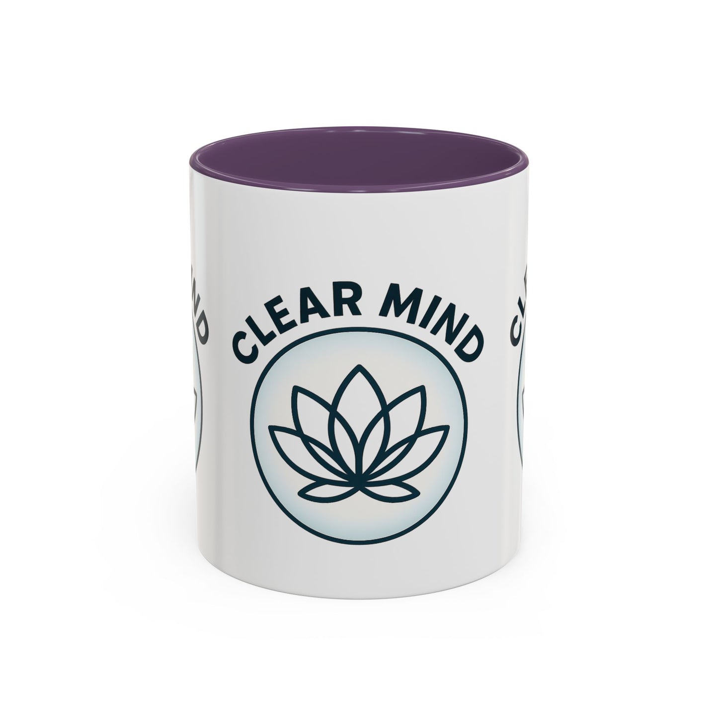 Mindfulness Clear Mind Coffee Mug - 11oz Ceramic Cup for Relaxation
