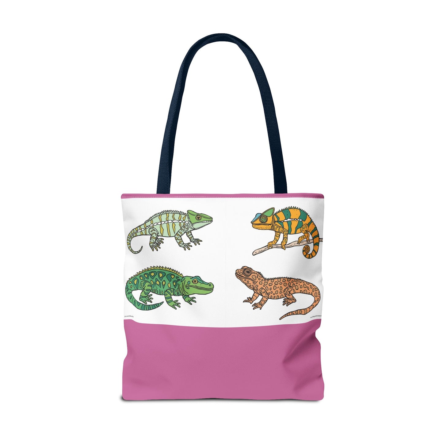 Colorful Lizard Tote Bag, Reptile Lover Gift, Eco-Friendly Shopping Bag, Beach Bag, Animal Print Purse