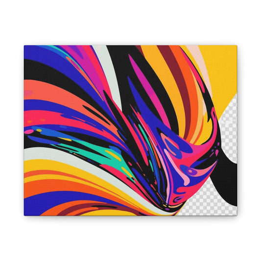 Vibrant Art Canvas Print, Colorful Wall Decor, Abstract Artwork, Modern Home Decor, Unique Gift for Art Lovers, Living Room Wall Art