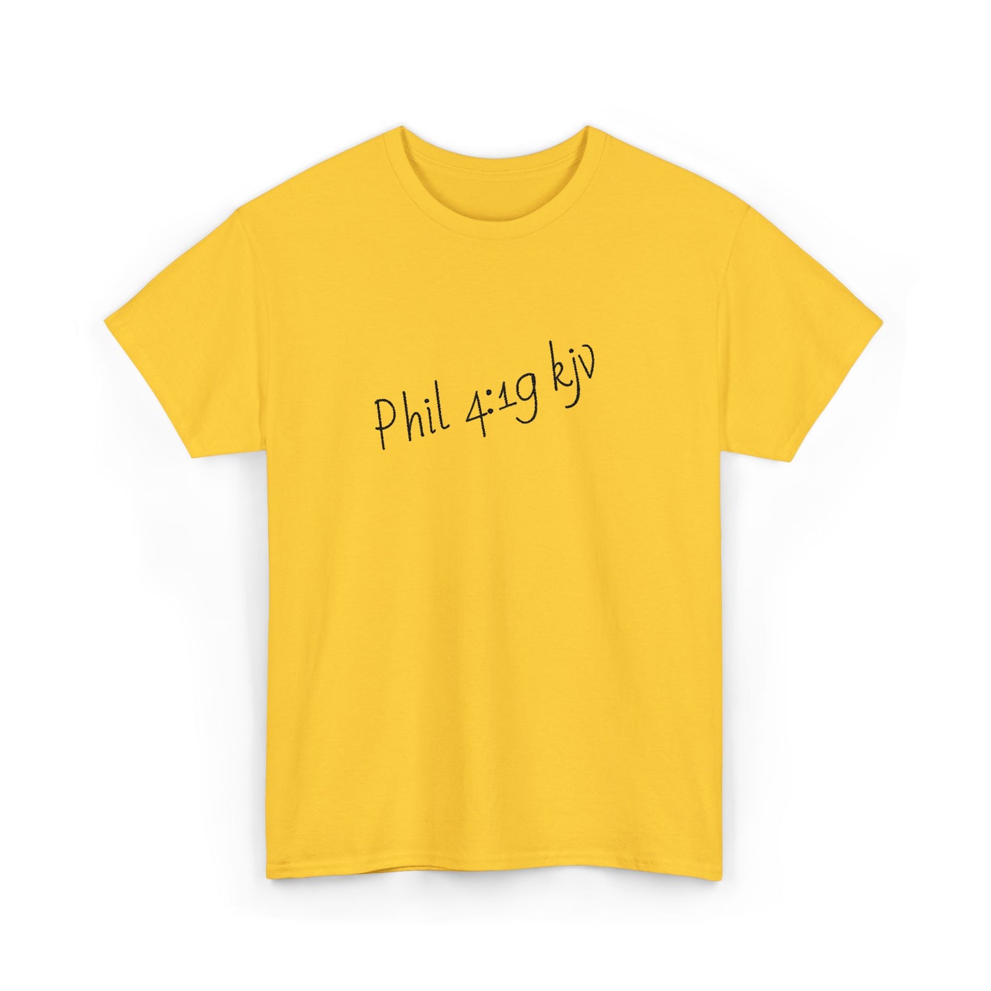 Scripture t-shirt with Philippians 4:19 KJV Bible verse