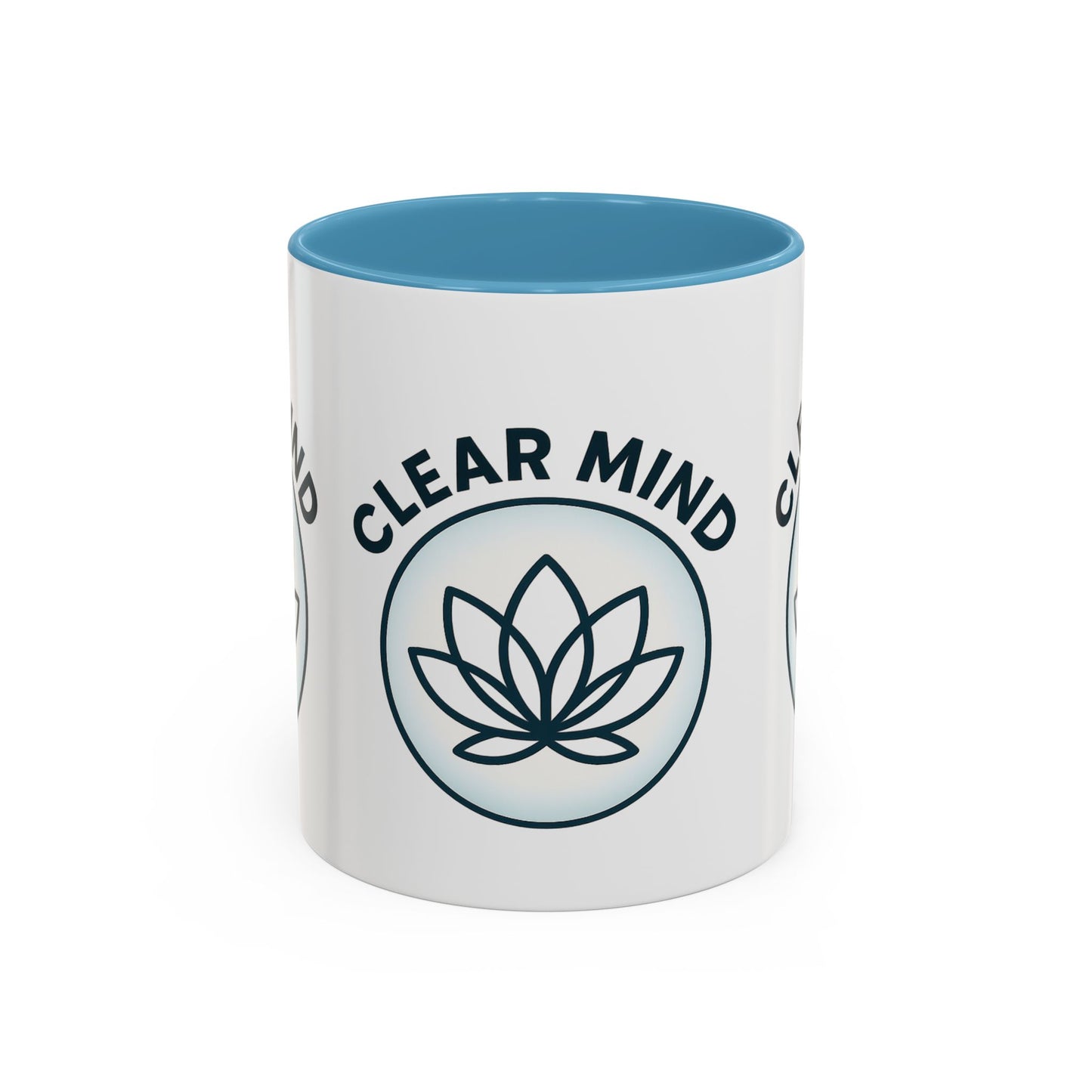 Mindfulness Clear Mind Coffee Mug - 11oz Ceramic Cup for Relaxation
