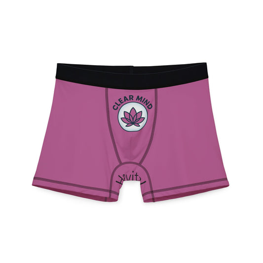 Meditation boxers with lotus plant design for mindful living