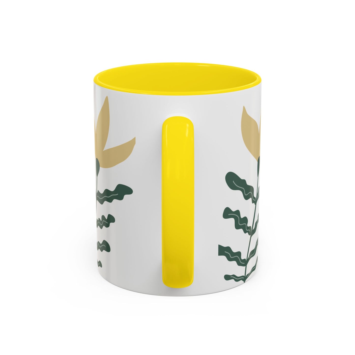 Botanical Accent Coffee Mug - 11oz - Perfect Gift for Plant Lovers