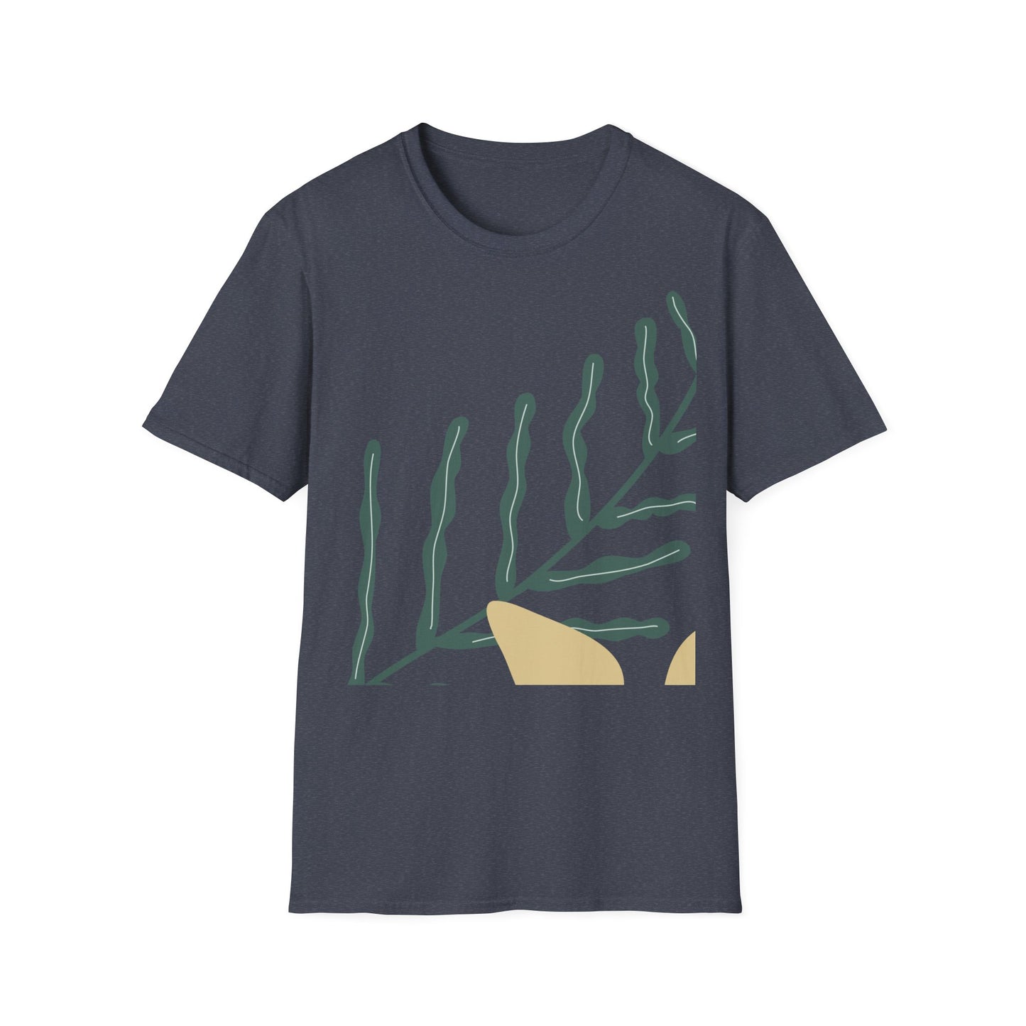 Botanical Print Unisex Softstyle T-Shirt - Eco-Friendly Casual Wear