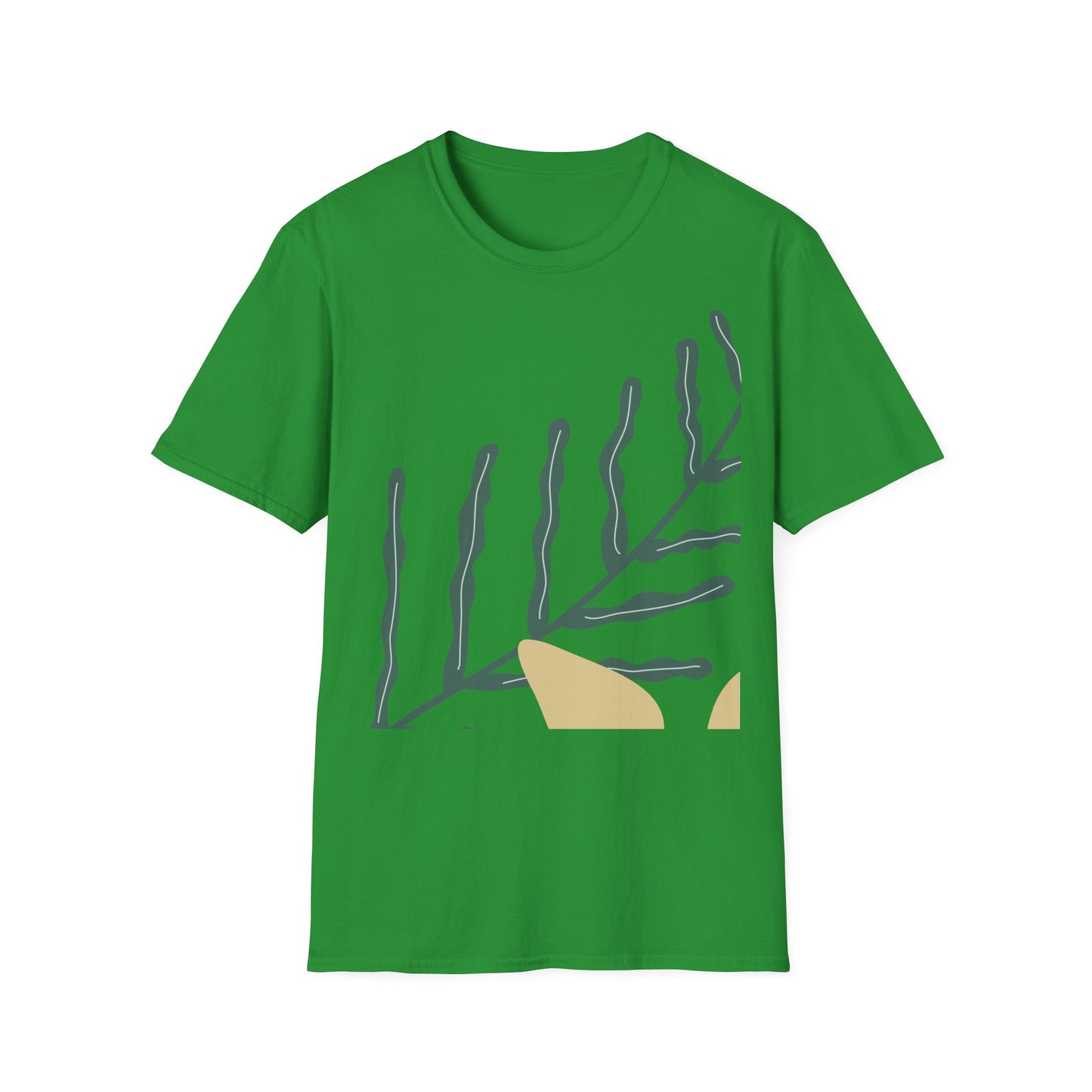 Botanical Print Unisex Softstyle T-Shirt - Eco-Friendly Casual Wear