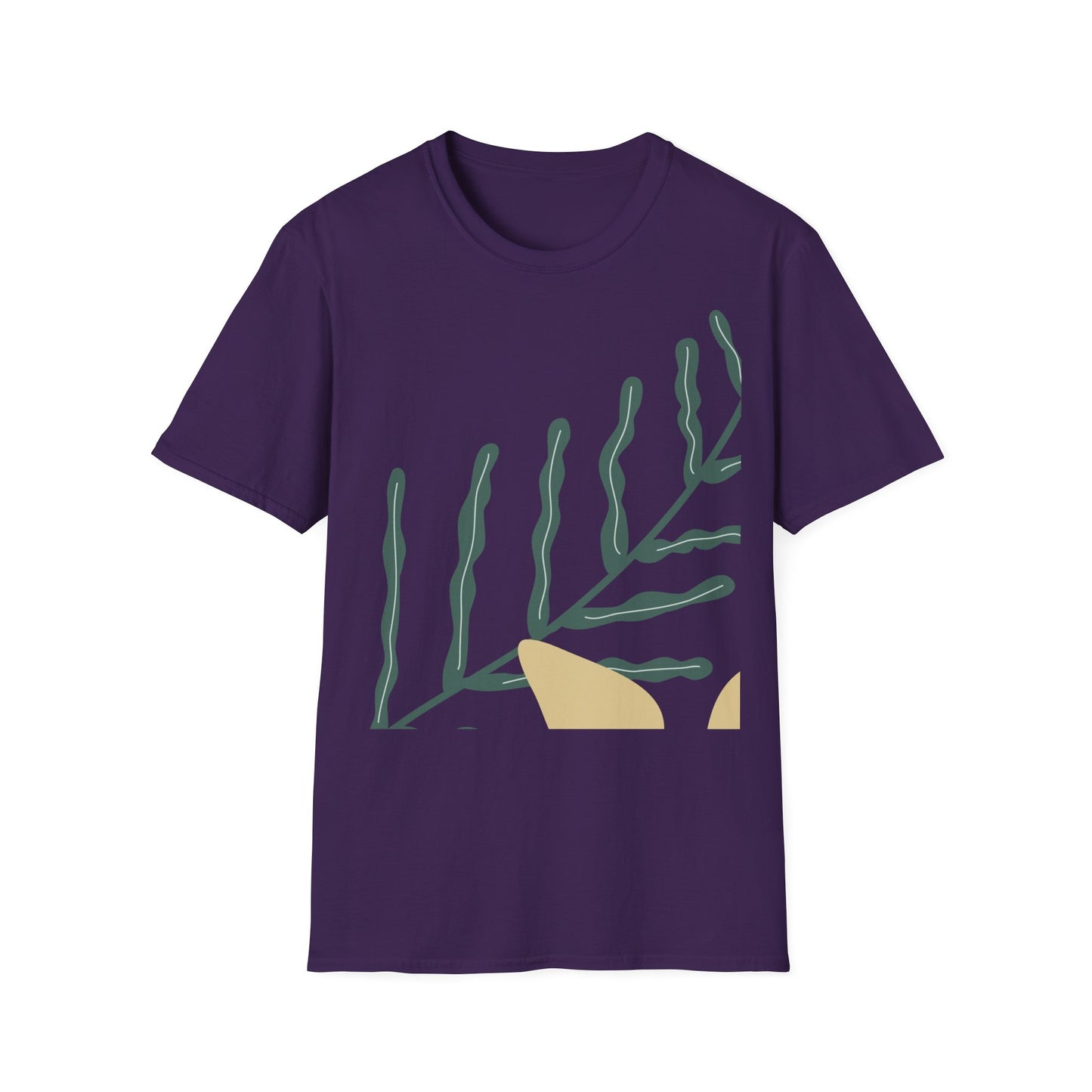 Botanical Print Unisex Softstyle T-Shirt - Eco-Friendly Casual Wear