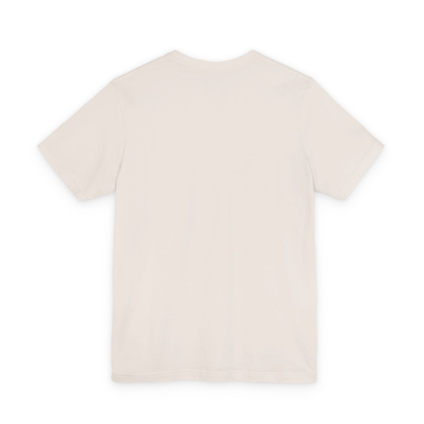Beige t-shirt on a white background