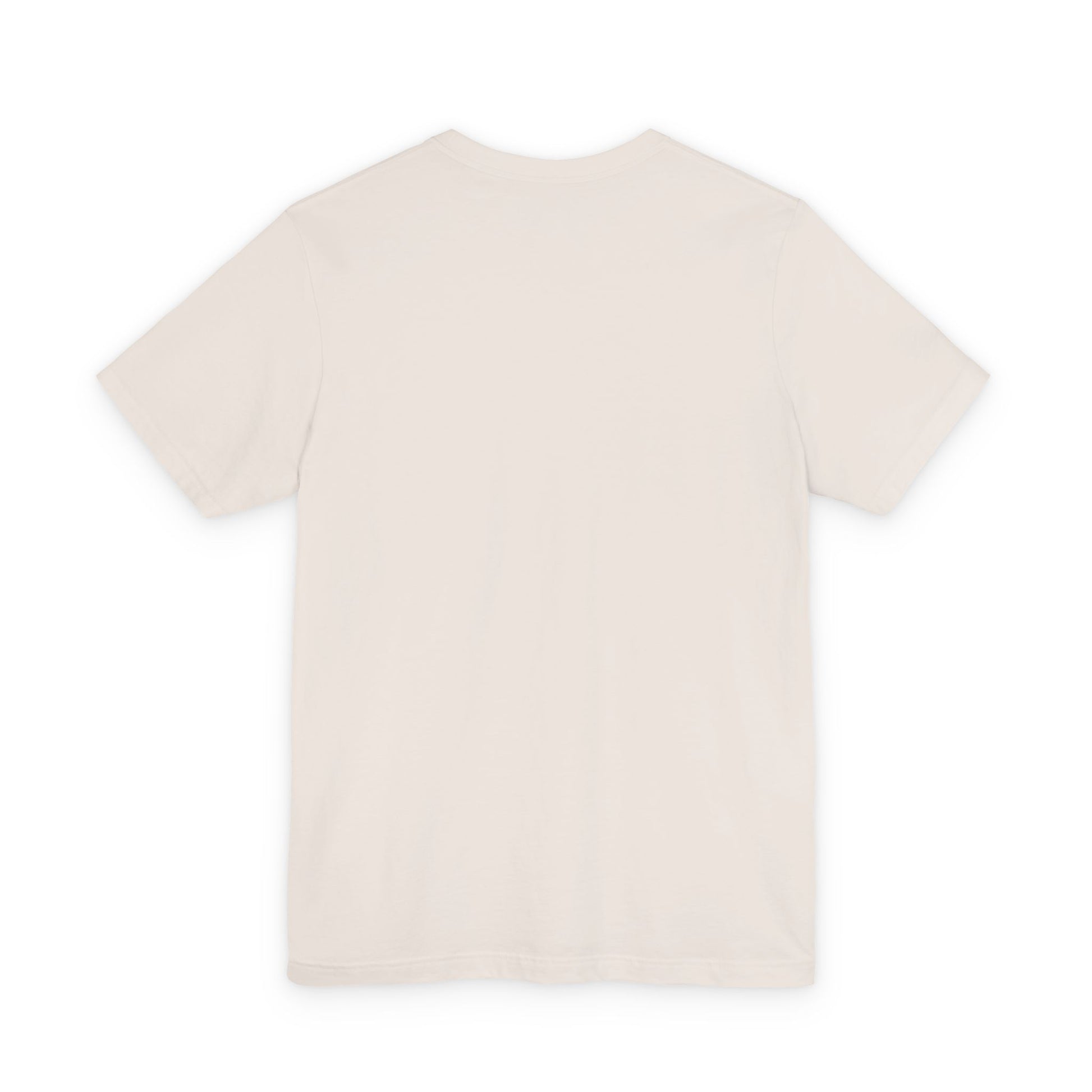 Beige t-shirt on a white background