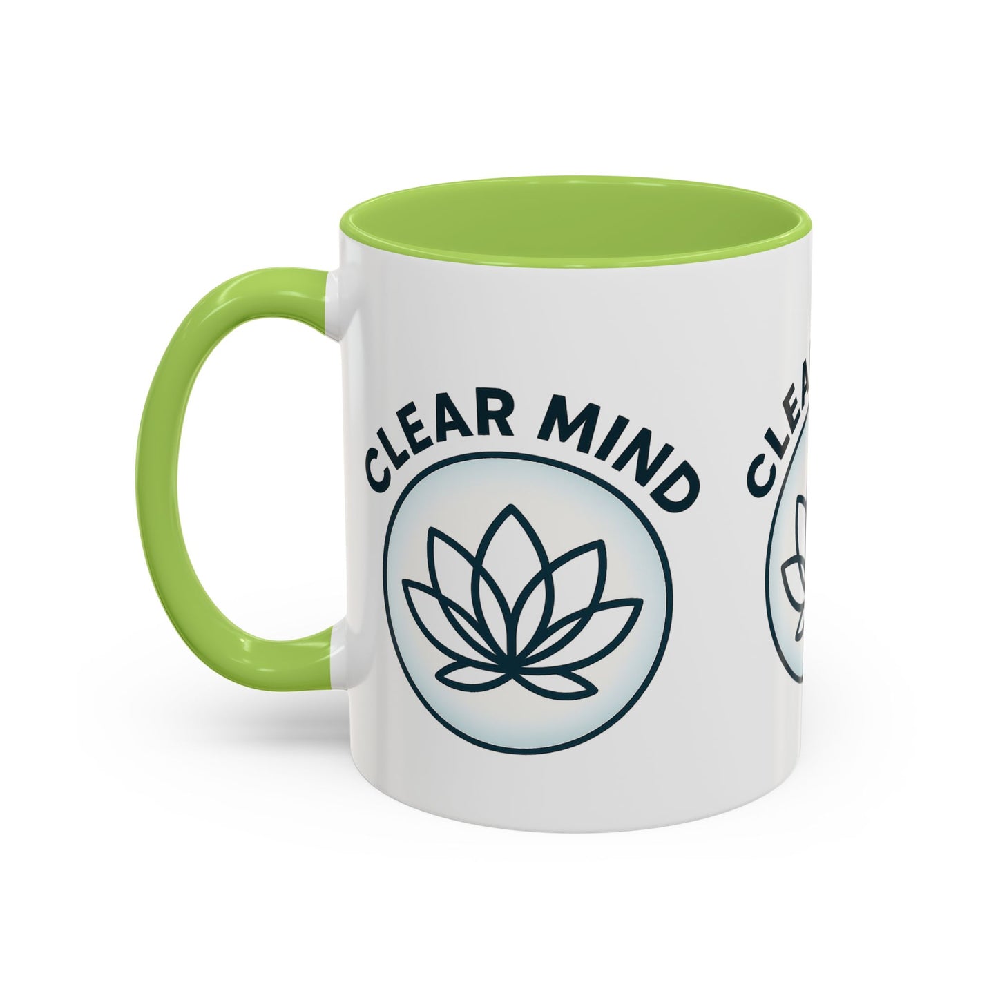 Mindfulness Clear Mind Coffee Mug - 11oz Ceramic Cup for Relaxation