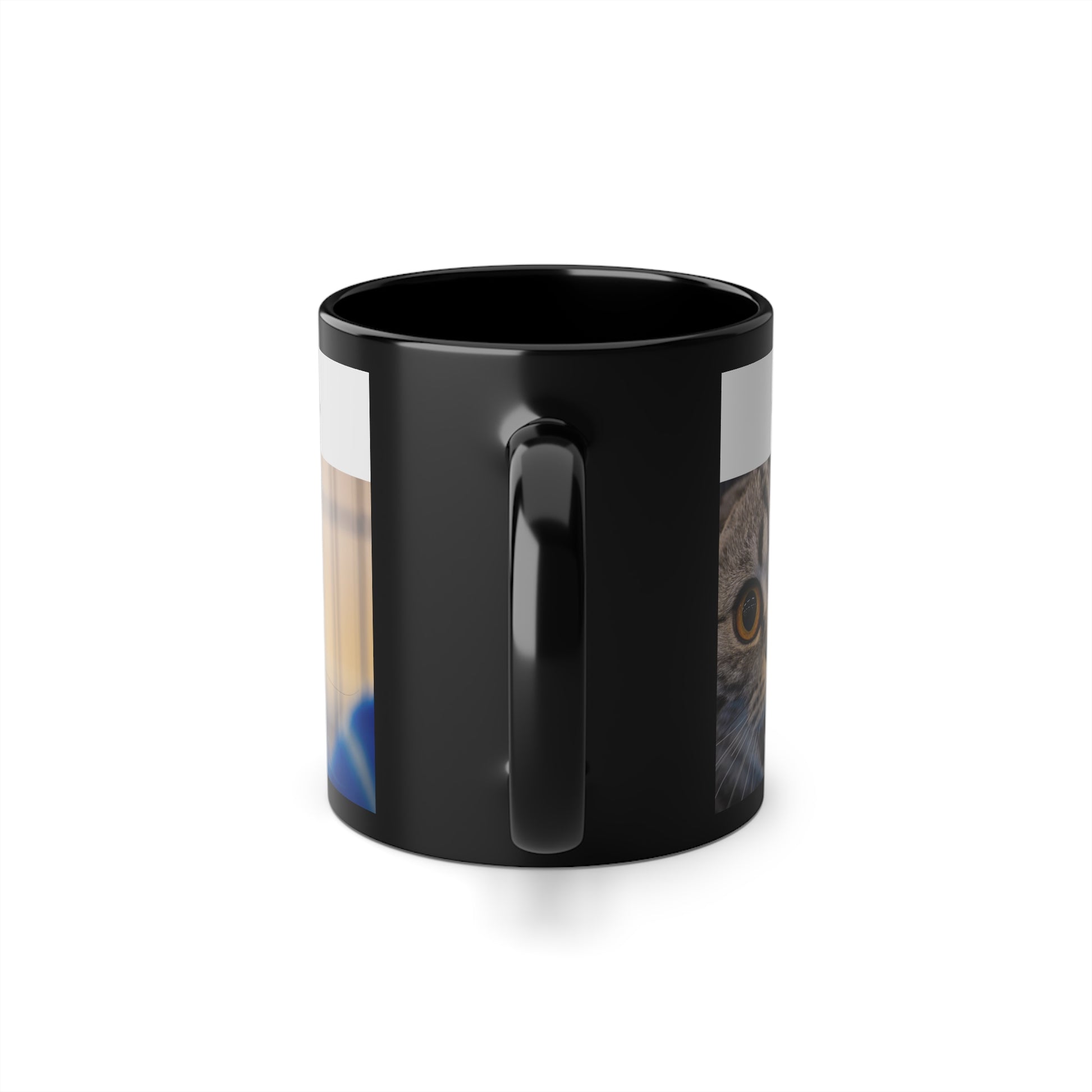 Funny cat coffee mug with humorous quote for cat lovers and pet owners