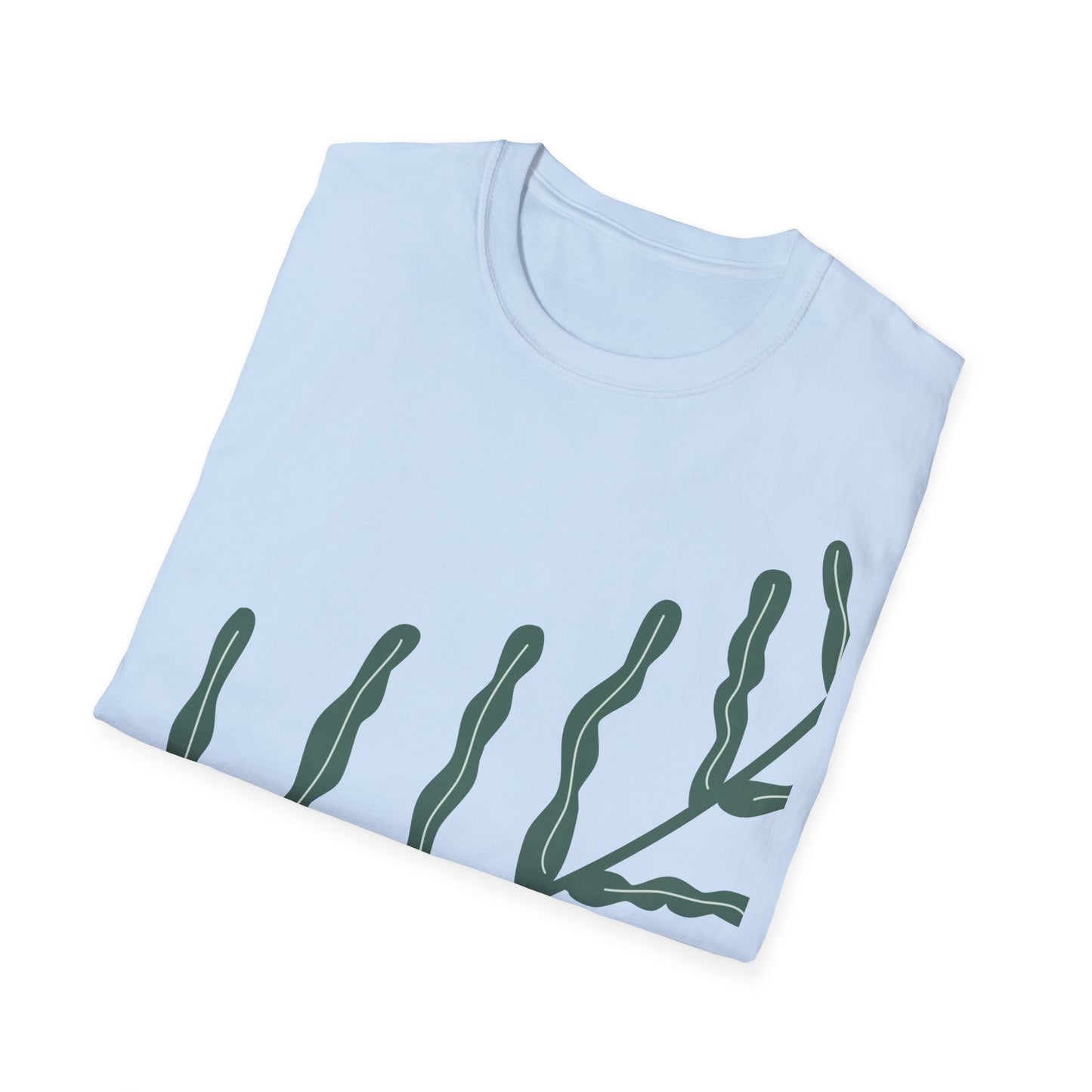 Botanical Print Unisex Softstyle T-Shirt - Eco-Friendly Casual Wear