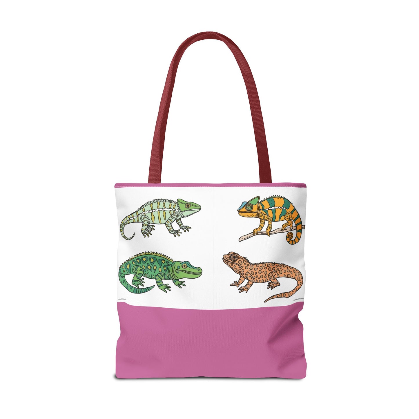 Colorful Lizard Tote Bag, Reptile Lover Gift, Eco-Friendly Shopping Bag, Beach Bag, Animal Print Purse