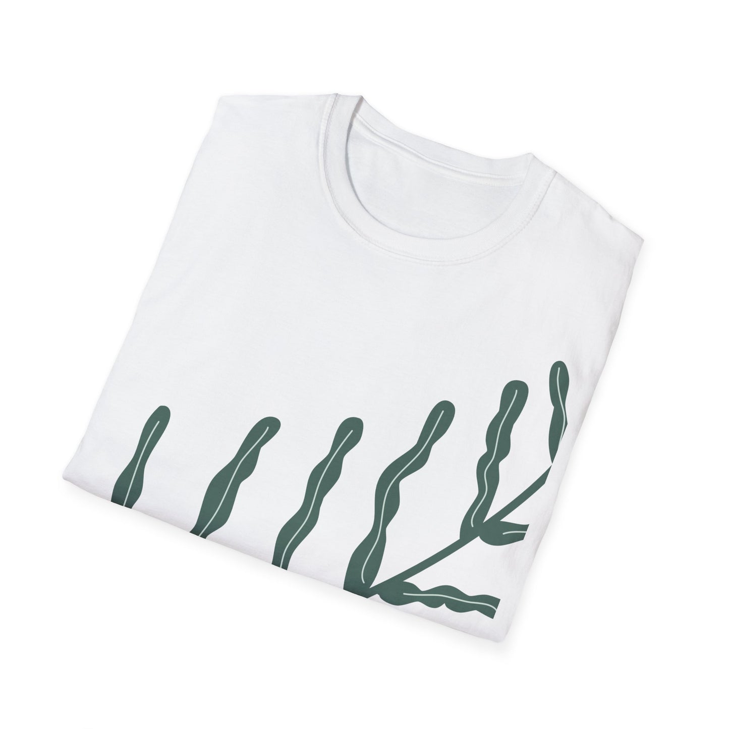 Botanical Print Unisex Softstyle T-Shirt - Eco-Friendly Casual Wear