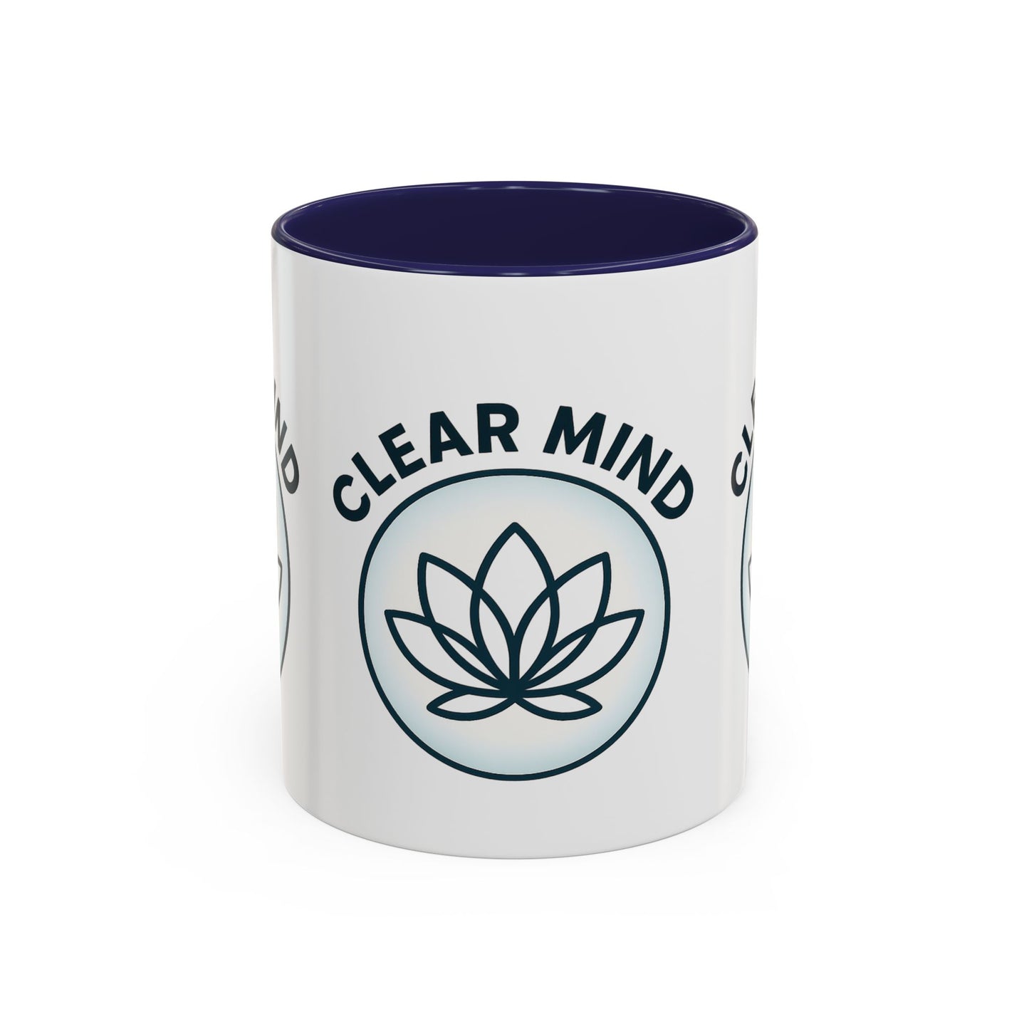 Mindfulness Clear Mind Coffee Mug - 11oz Ceramic Cup for Relaxation