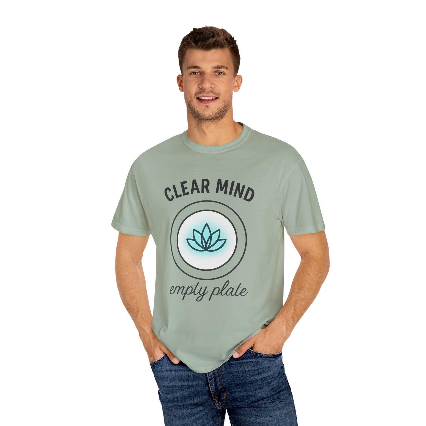 Mindful Lotus Unisex T-shirt for Fasting and Meditation, Faith-Based Theme, Gift For Believers, Gift for Friends, Sport Lovers
