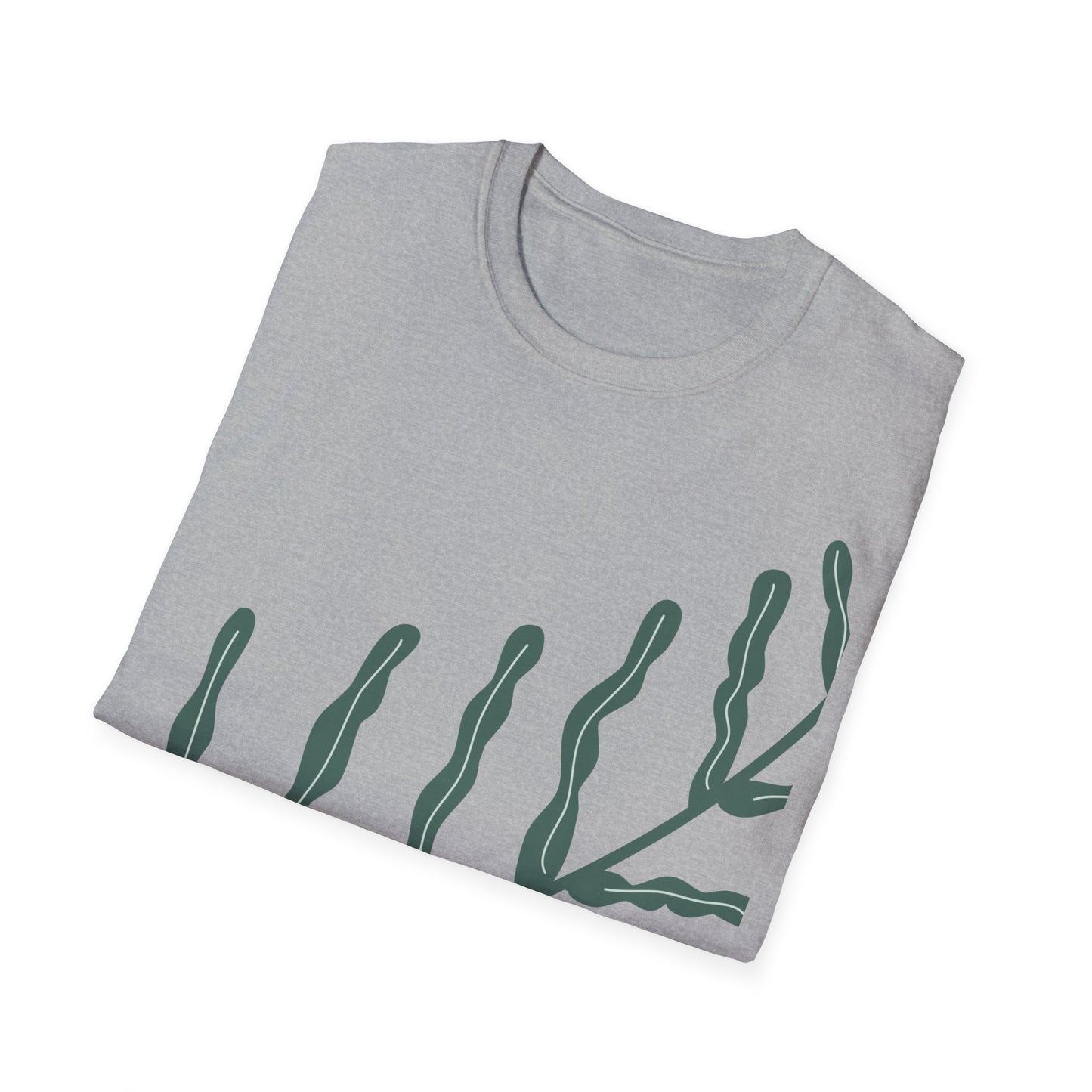 Botanical Print Unisex Softstyle T-Shirt - Eco-Friendly Casual Wear