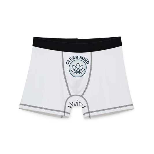 Meditation boxers with lotus plant design for mindful living