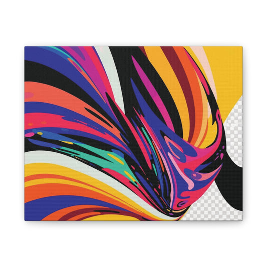 Abstract colorful canvas wall art for living room modern decor
