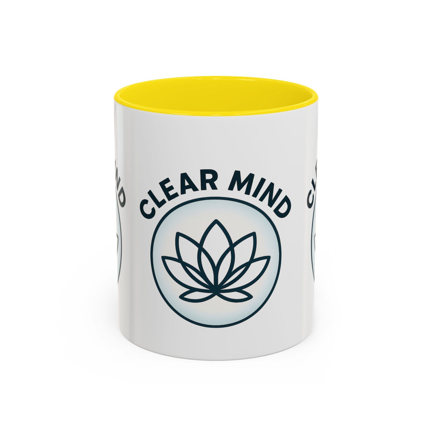 Mindfulness Clear Mind Coffee Mug - 11oz Ceramic Cup for Relaxation