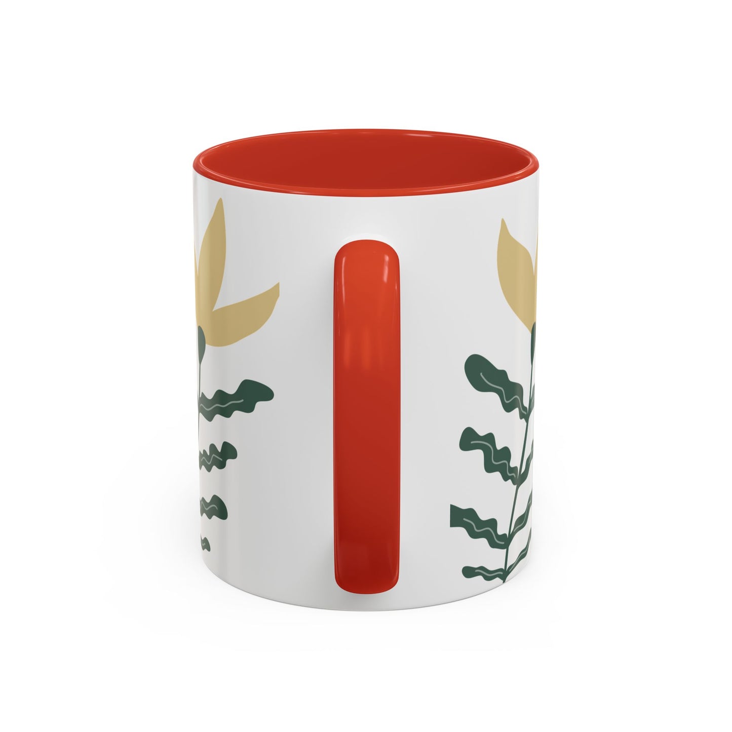 Botanical Accent Coffee Mug - 11oz - Perfect Gift for Plant Lovers