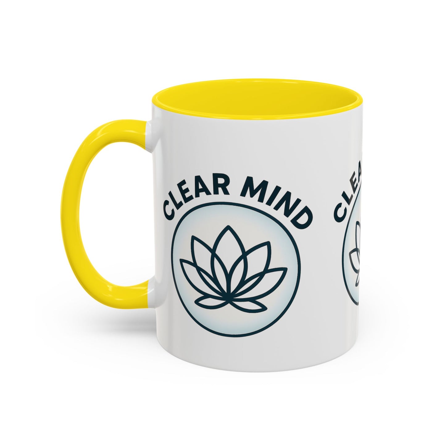Mindfulness Clear Mind Coffee Mug - 11oz Ceramic Cup for Relaxation