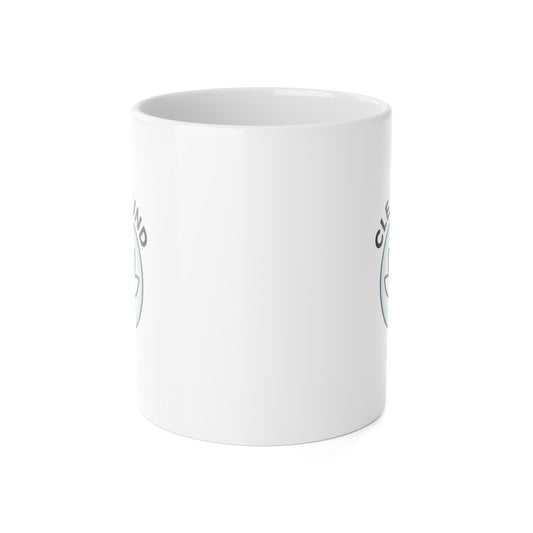 Mindfulness coffee mug with lotus flower design for yogis and meditation