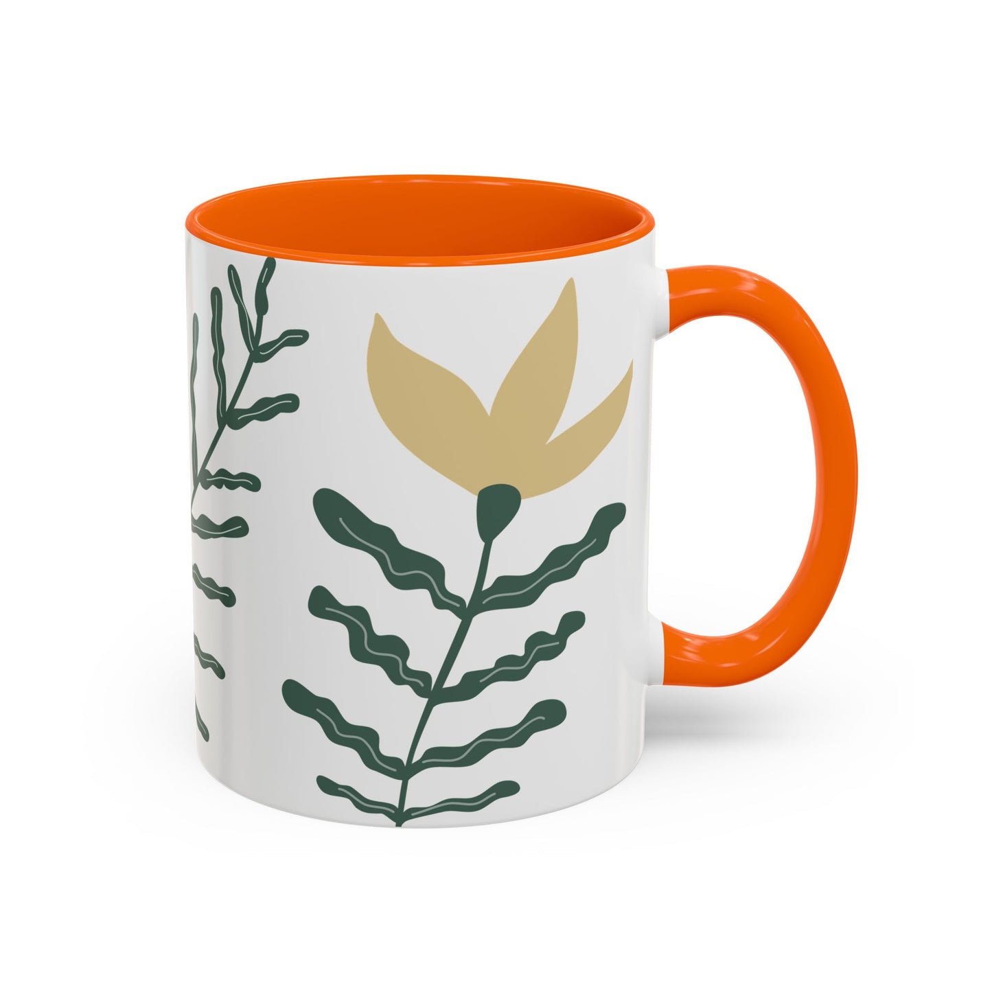 Botanical Accent Coffee Mug - 11oz - Perfect Gift for Plant Lovers